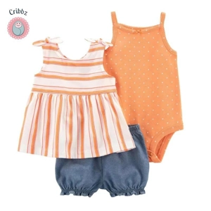 Newborn Summer Girls Clothing Set