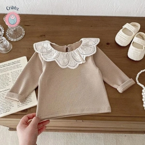 Lace Collar Long Sleeve Baby Top