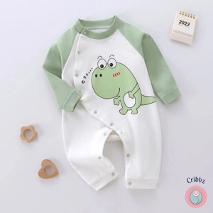 Baby Girl Cartoon Printed Bodysuit