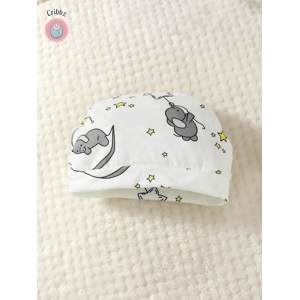 Baby Elephant Embroidered Romper Set