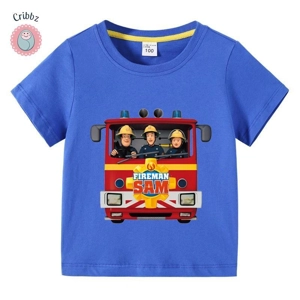 Fireman Sam Kids Short Sleeve T-Shirt