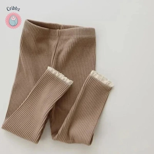 Infant Cotton Patchwork Leggings for Girls