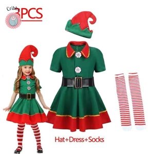 Christmas Santa Claus Costume for Kids