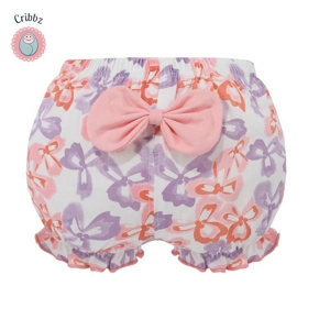 Cotton Baby Girl Stripe Bow Panties