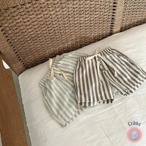 Kids Striped Cotton Summer Shorts