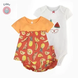 Newborn Summer Girls Clothing Set