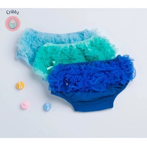 Baby Girls Cotton Ruffled Bloomers