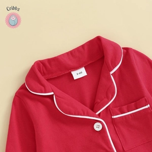 Patchwork Collar Baby Romper Sleepwear