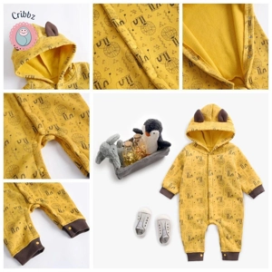 Winter Baby Boys Animal Jumpsuit Romper