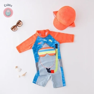 Infant Toddler Sunscreen Swimwear Set