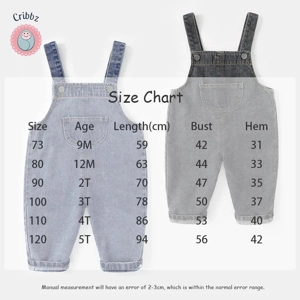 Denim Overall Jumpsuits for Kids
