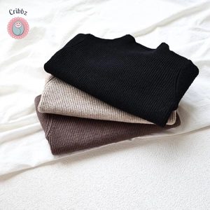 Autumn Turtleneck Knit Sweater for Kids