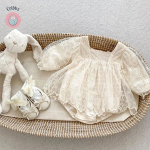 Lace Princess Bodysuit Dress for Infants