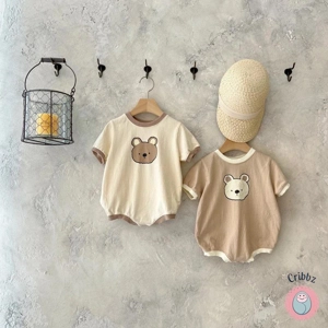 Soft Summer Baby Bear Jumpsuit Romper