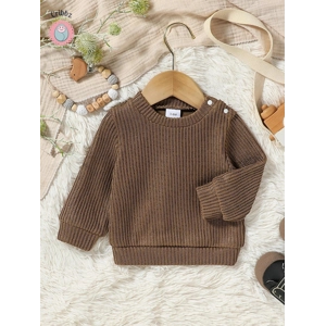 Cozy Long Sleeve Sweater for Baby Boys