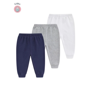 3-Piece Infant Cotton Pants Set