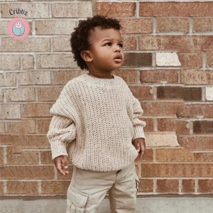 Autumn Winter Knitted Baby Pullover