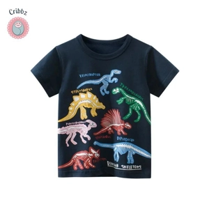Cartoon Car Print Kids T-Shirt