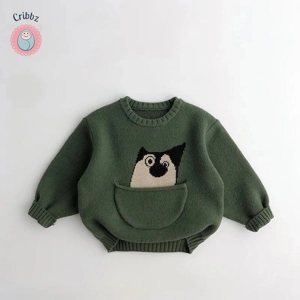 Korean Style Cartoon Knitwear for Kids