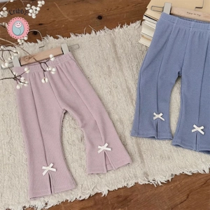 Adorable Baby Flared Trousers with Bow