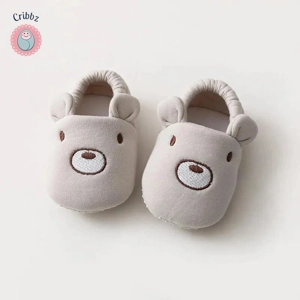 Soft Cartoon Animal Baby Booties for Winter