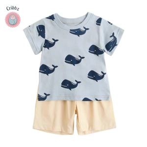 Cartoon Summer Baby Clothing Set