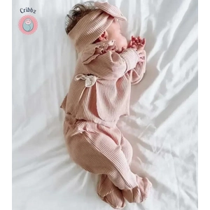 Soft Knitted Pajama Set for Newborns