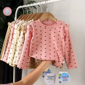 Kids Floral Long Sleeve T-Shirt for Boys and Girls