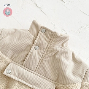 Baby Down Fleece Jacket with Buttons