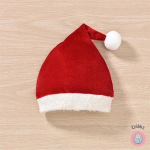 Christmas Infant Girls Velvet Bodysuit Dress