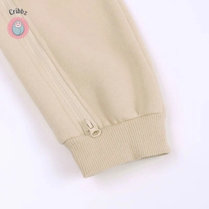 Cozy Bear Hoodie Romper for Infants