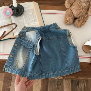 Korean Style Denim Vest for Kids