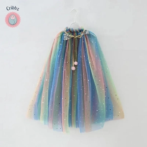 Elegant Tulle Cloak for Kids Costumes