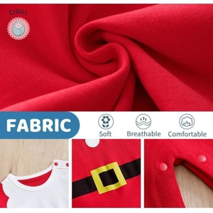 Adorable Santa Claus Baby Jumpsuit Costume