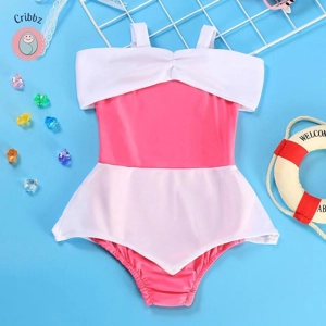 Princess Charm Kids Two-Piece Beach Swimsuit