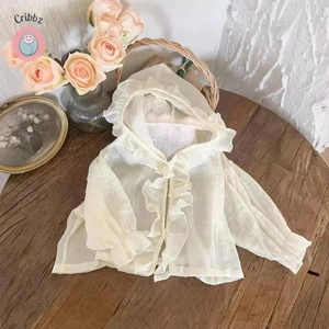 Summer Girls Hooded Sunscreen Shirt