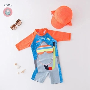 Infant Toddler Sunscreen Swimwear Set