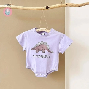 Dinosaur Print Baby Romper for Infants