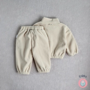 Baby Fleece Sports Suit with Hoodie