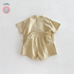 Casual Boys Short Sleeve Clothing Set