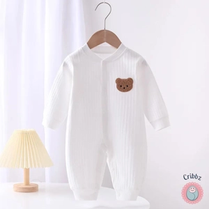 Soft Cotton Bear Romper for Babies