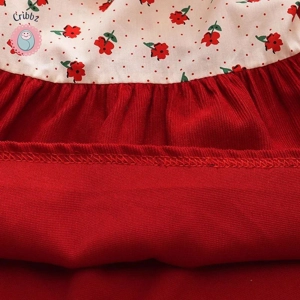 Autumn Floral Dress with Doll Collar