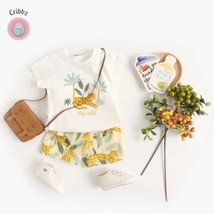 Cotton Short Sleeve Baby Clothing Set
