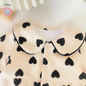 Winter Baby Girls Cotton Rompers Jumpsuit