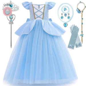 Girls Fairytale Princess Dress Costume