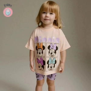 Kids Cartoon Summer Tracksuit Set