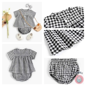 Cotton Baby Girls Summer Clothing Set