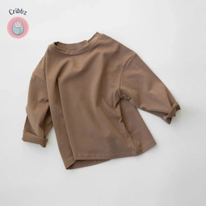 Cotton Long Sleeve Baby T-shirt Set