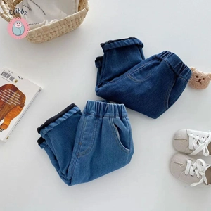 Cute Thicken Denim Jeans for Kids