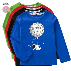 {Boys Astronaut Long Sleeve T-Shirt